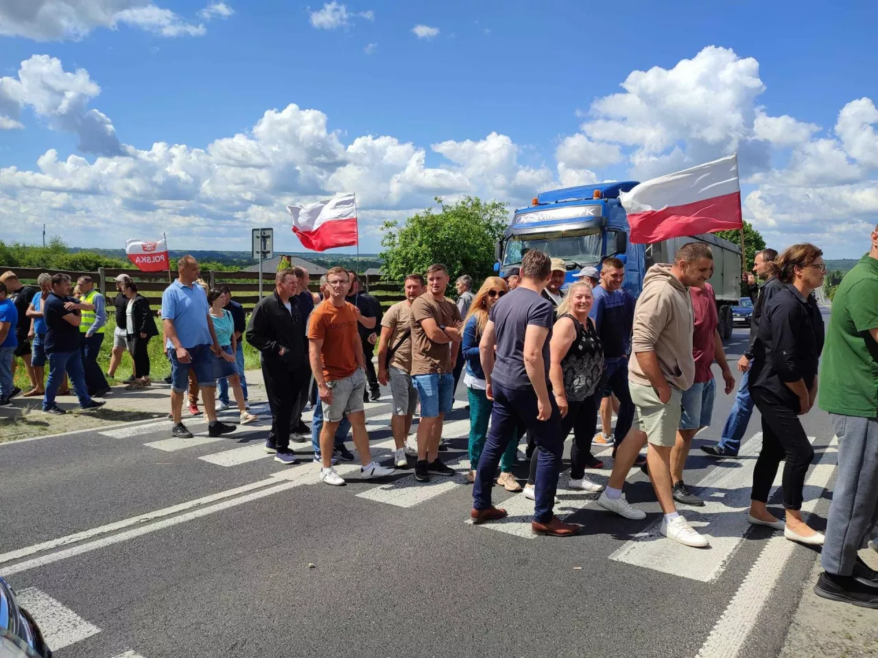 &lt;p&gt;Protest rolników w Annopolu&lt;/p&gt;