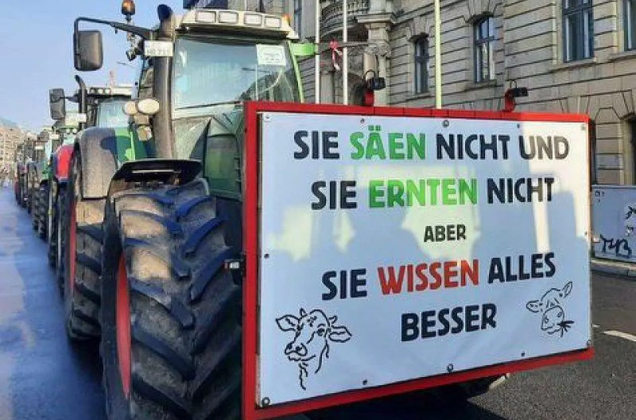 Protesty rolników w Niemczech: setki ciągników w Berlinie i rolnicy ...