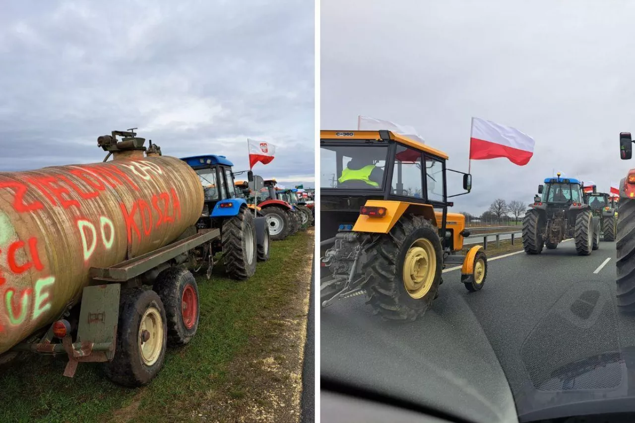 &lt;p&gt;Protest rolników k. Lublina. Tysiące ciągników blokuje drogi&lt;/p&gt;