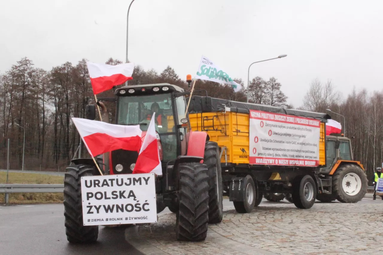 &lt;p&gt;Protest rolników w Gończycach&lt;/p&gt;