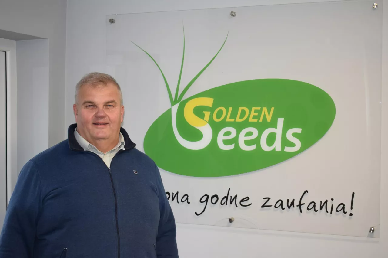 Dr inż. Piotr Hulanicki – właściciel gospodarstwa w Zielonce Pasłęckiej, ceniony ekspert do spraw nasiennictwa, właściciel marki nasiennej Golden Seeds