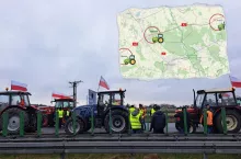 Ciągniki blokują wjazd na A2. Do kiedy potrwa protest rolników?