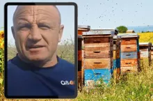 Pudzian rozpoczyna sezon w swoim gospodarstwie. Ściągnął tysiące pszczół [WIDEO]