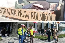 Protest rolników w Łodzi