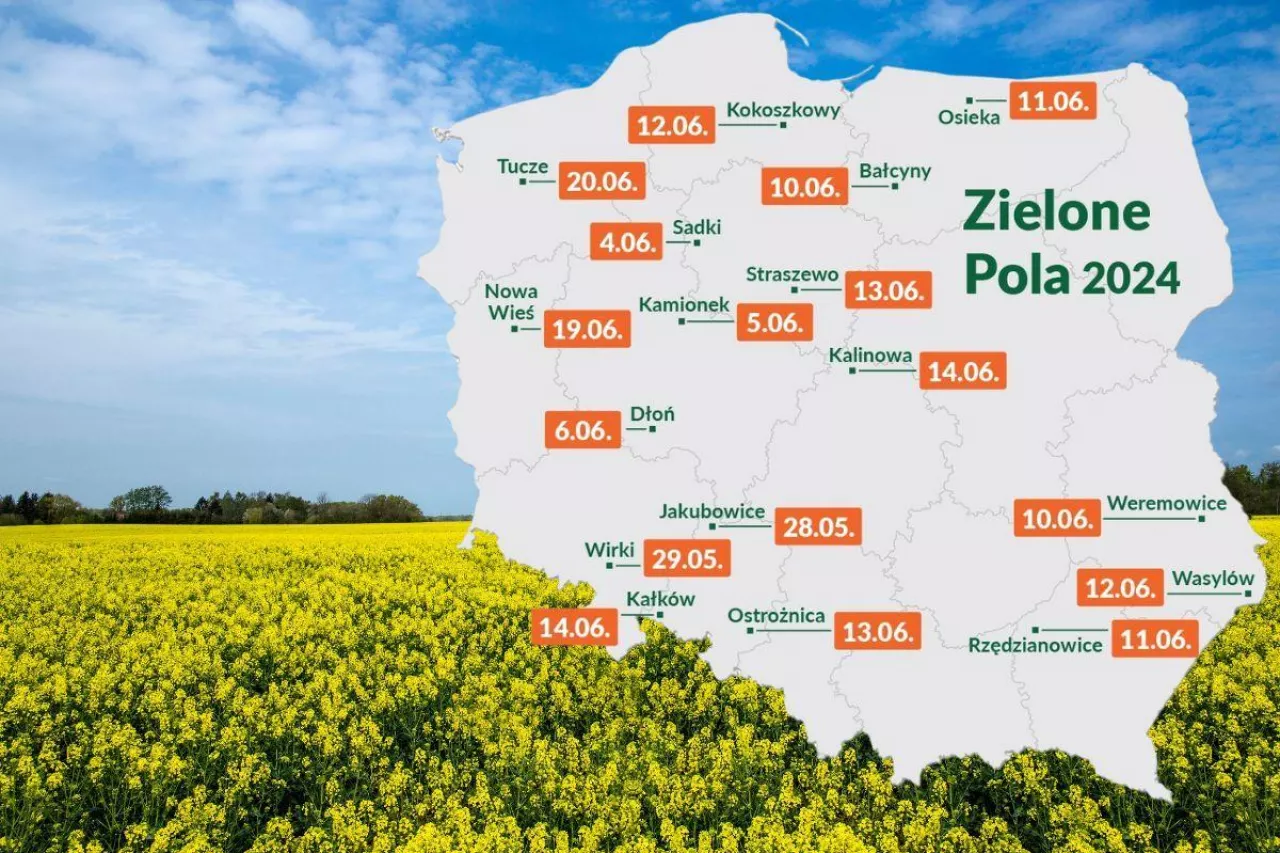 Zielone Pola 2024 z Osadkowskim: gdzie i kiedy?