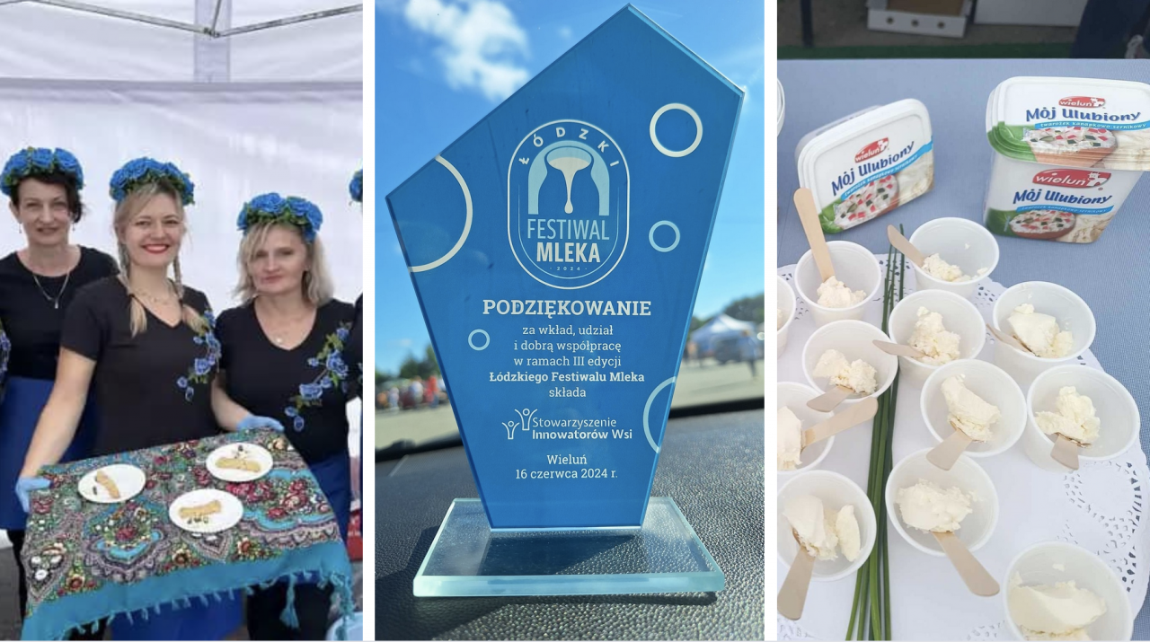 Podczas III Łódzkiego Festiwalu Mleka nie zabrakło przepysznych, mlecznych specjałów z okolicznych mleczarń i świetnej zabawy.