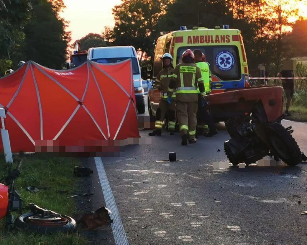 21-latek nie miał szans. Zginął na miejscu.