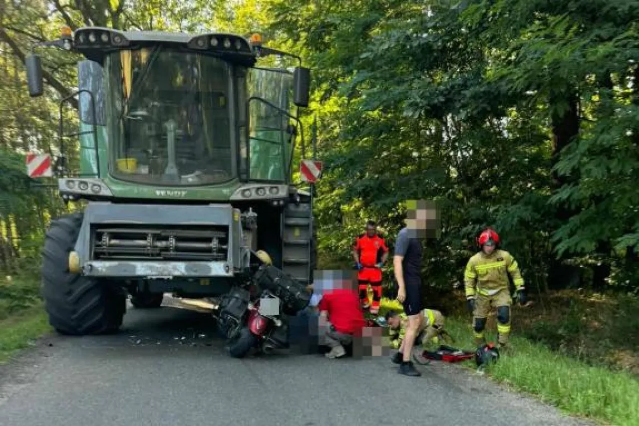 Do czołowego zderzenia doszło 30 lipca około godz. 18.00.