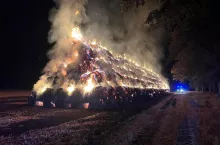 Pożar stogu to nie był wynikiem przypadku. To było podpalenie.