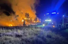 900 bel słomy w ogniu. 150 krów bez zapasów na zimę. Rolnik potrzebuję pomocy