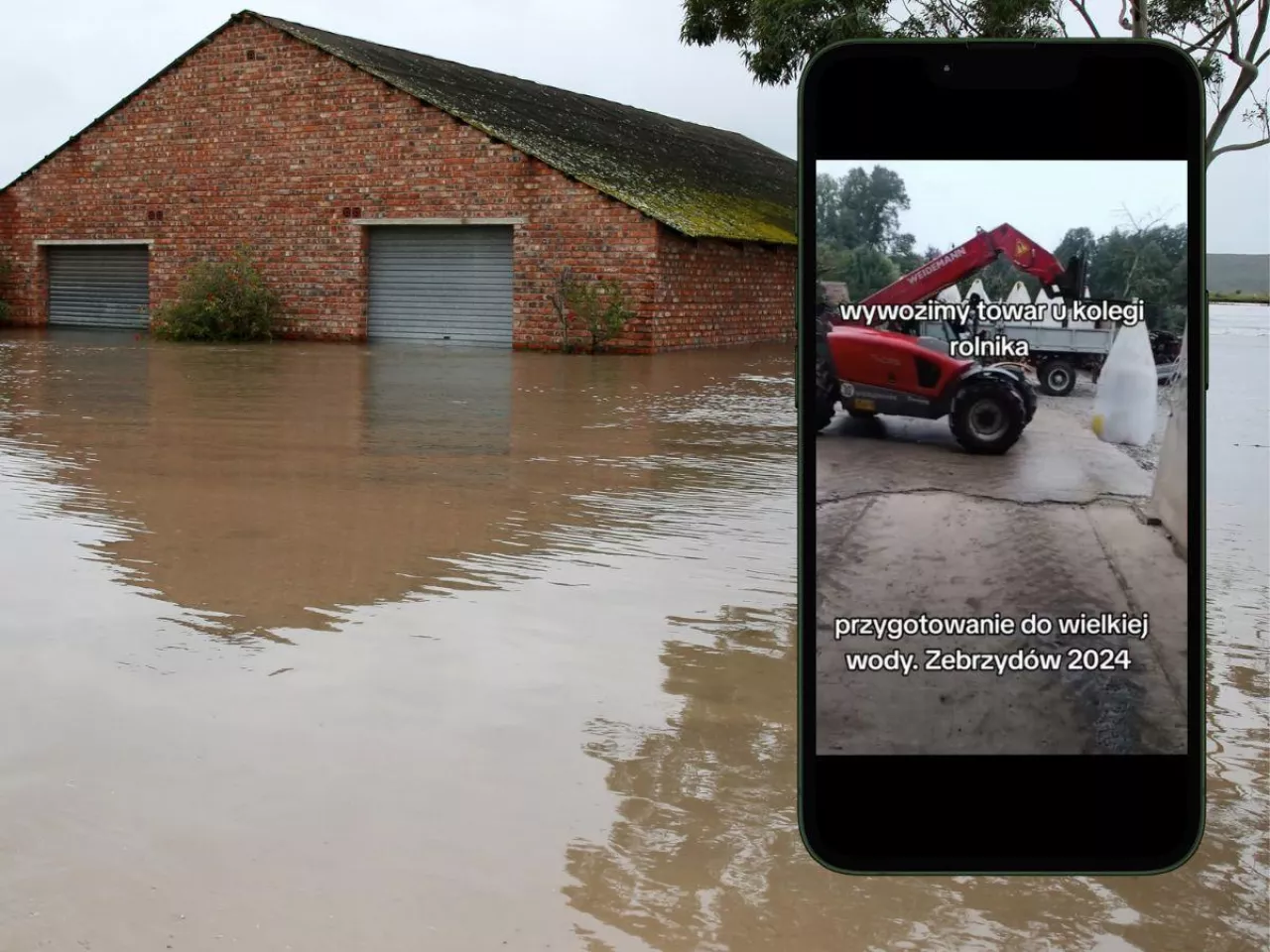 Rolnicy przygotowują się na wielką wodę. Ewakuują magazyny [WIDEO]