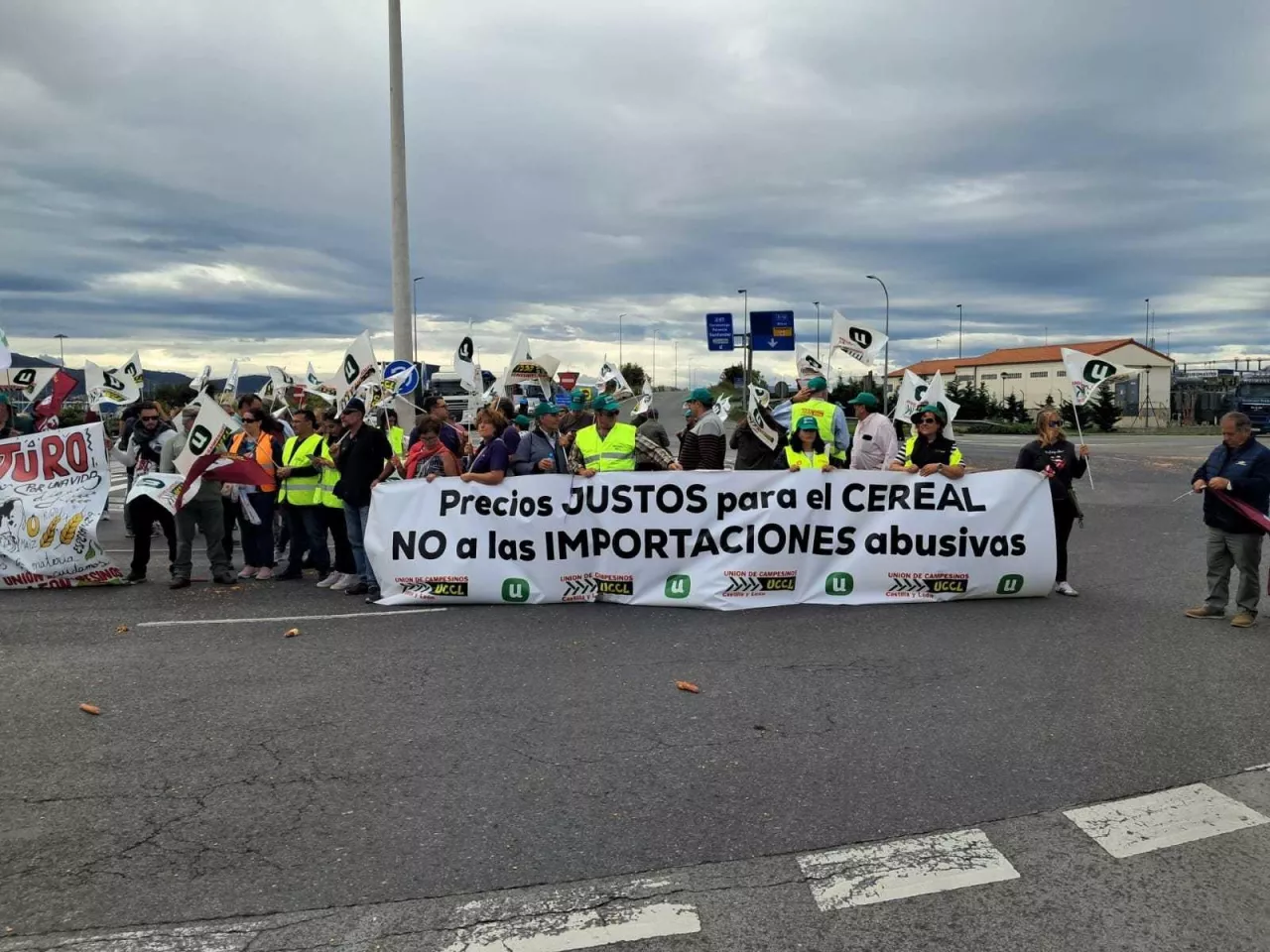 Protest rolników w Hiszpanii