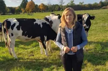 Barbara Majkowska prowadzi rodzinne gospodarstwo razem z mężem oraz synem we wsi Dobrołęka (pow. ostrołęcki, gm. Olszewo-Borki).