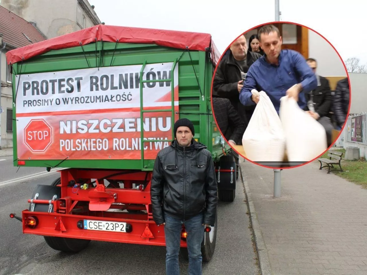 Rolnicy protestują. Płacą podatek rolny żytem