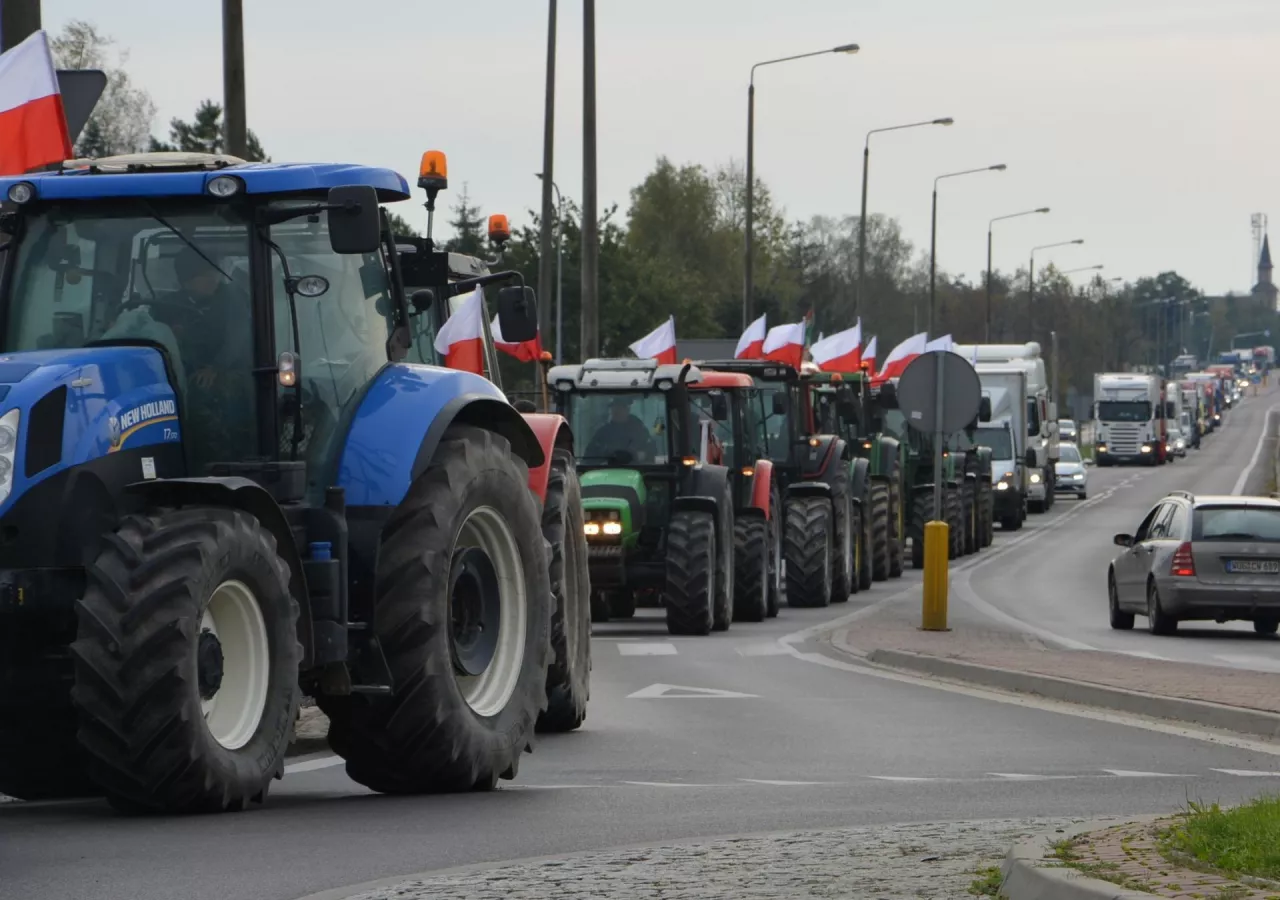 Ciągniki zablokują drogi do mostów na Wiśle/zdjęcie ilustracyjne