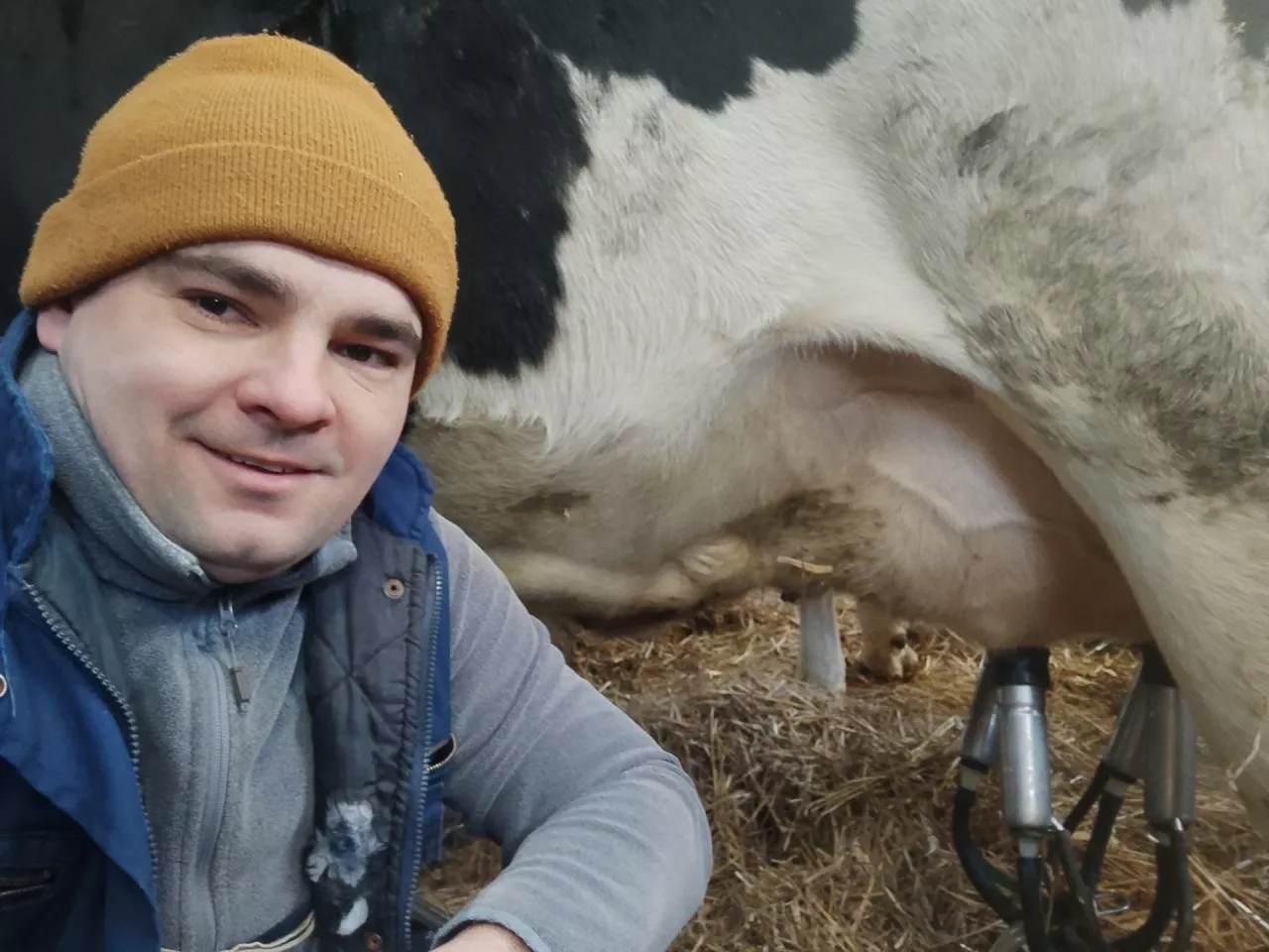 Konrad Krupiński, rolnik spod Olecka (woj. warmińsko-mazurskie) i z Ruchu Gospodarstw Rodzinnych