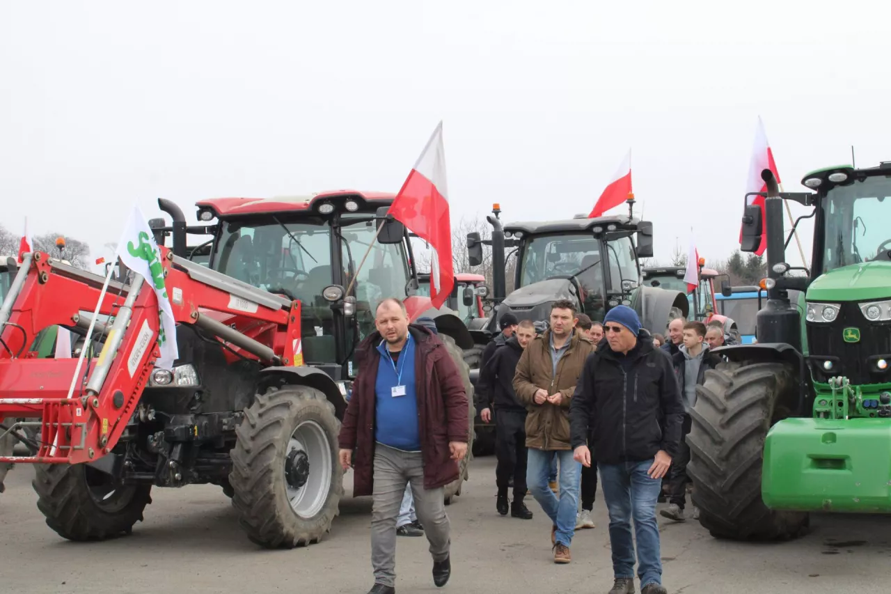 Protest rolników w Głubczycach