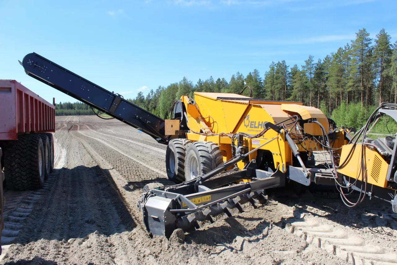 ELHO Scorpio 550 SF – Profesjonalny zbieracz kamieni