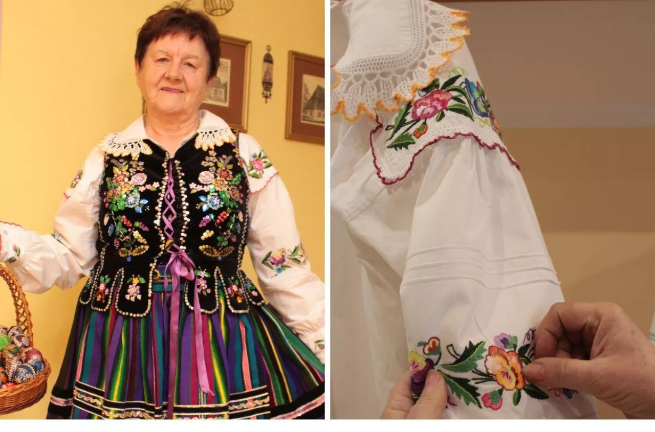 Koszula ludowa ze wsi pod Tomaszowem pojedzie do Kanady