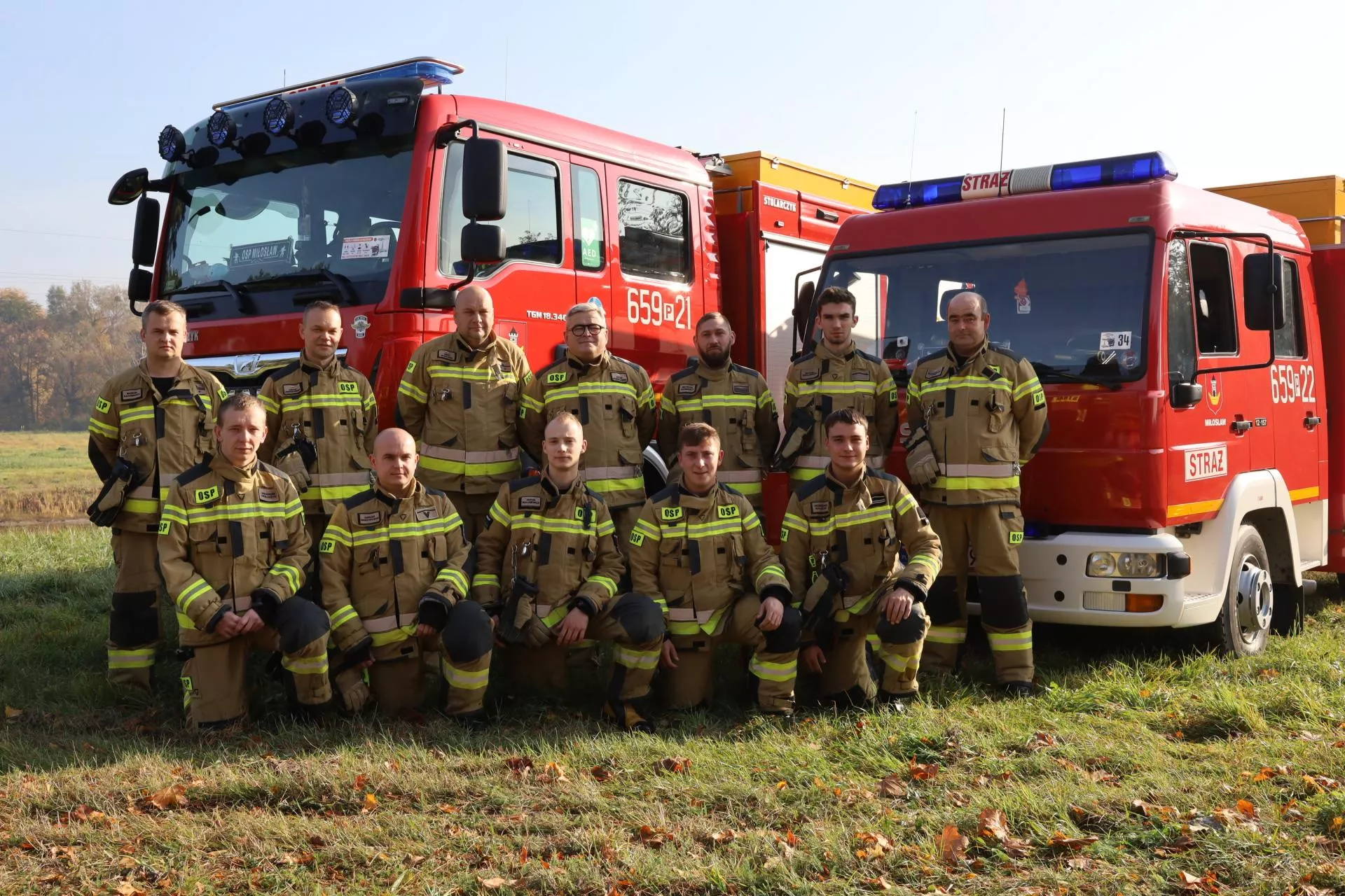 Druhowie z OSP Miłosław dziękują naszym góralom