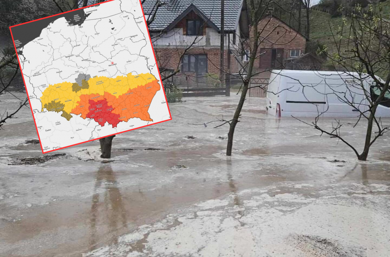 Gwałtowne burze, grad i ulewy. IMGW wydało alerty