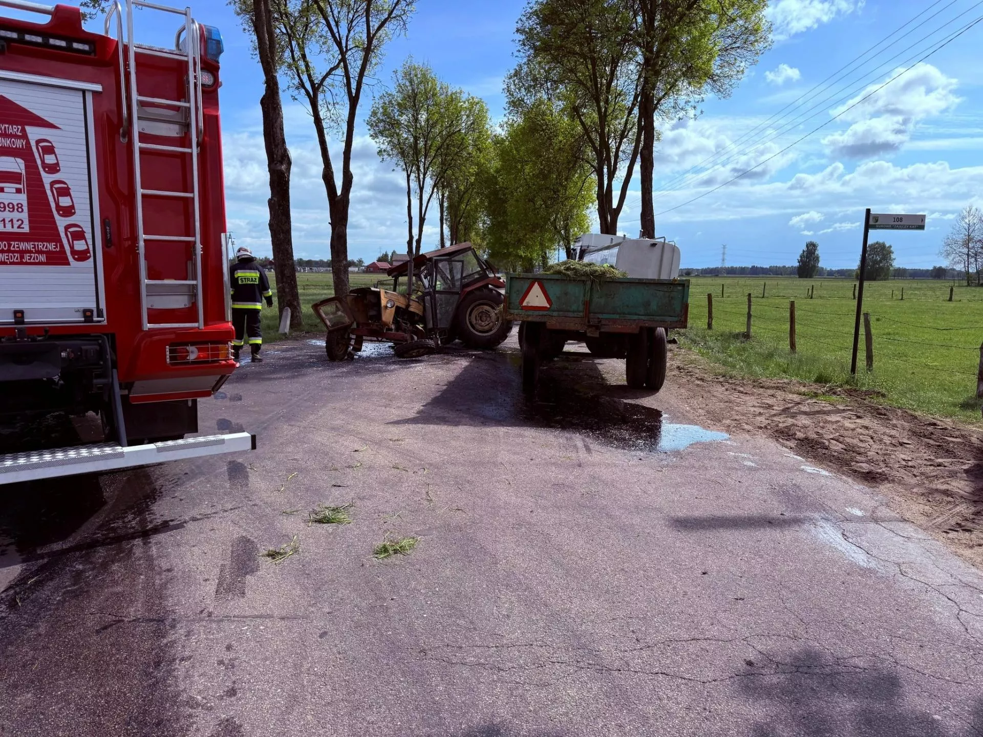 Ursus rozleciał się po zderzeniu z mlekowozem. Jeden pod wpływem, drugi bez prawka