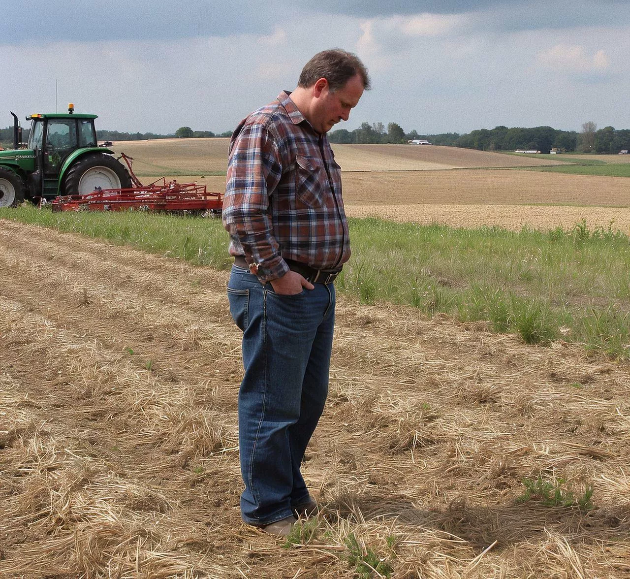 Rolnik z Mazowsza: żniwa 2025 zapowiadają się źle. "Susza na polach ogromna, czarno to widzę"