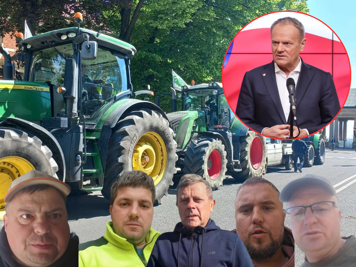 Nietypowa akcja rolników. Czekają na Wałach na premiera Tuska