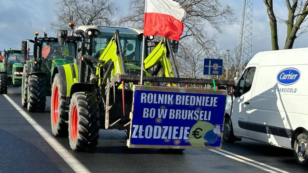 fot. ilustracyjne - Protest rolników w woj. wielkopolskim