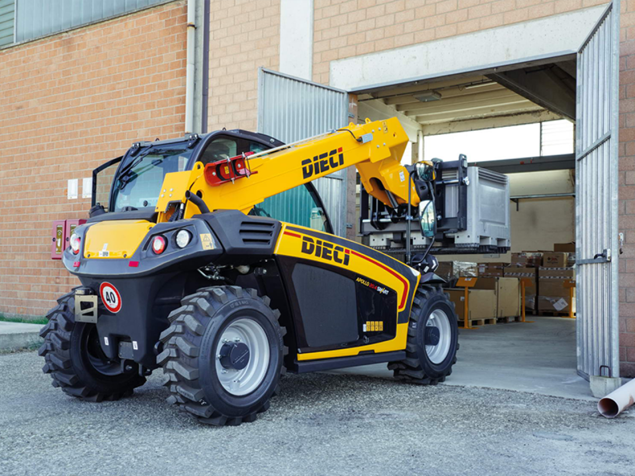 Technika, Ziemniaki 2/2025, Trendy, nowe maszyny, Dieci, kompaktowa ładowarka teleskopowa