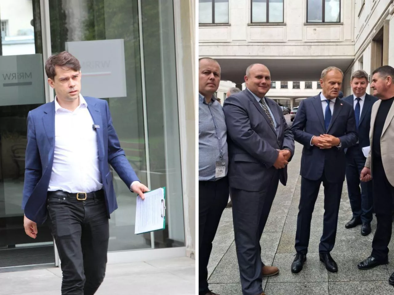 Kto za Kołodziejczaka? Rolnicy z Podlasia przedstawili kandydata Tuskowi