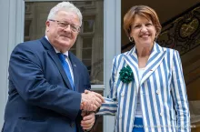 Minister Czesław Siekierski z minister Annie Genevard