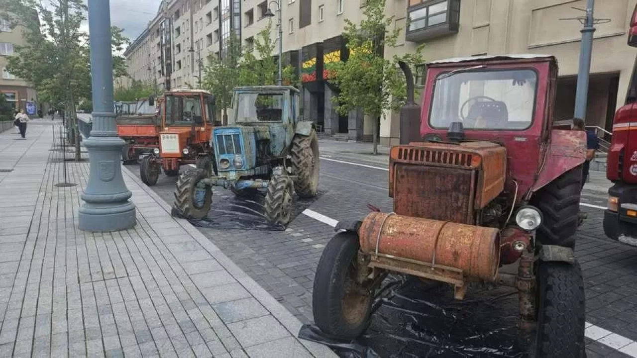 Protest litewskich rolników