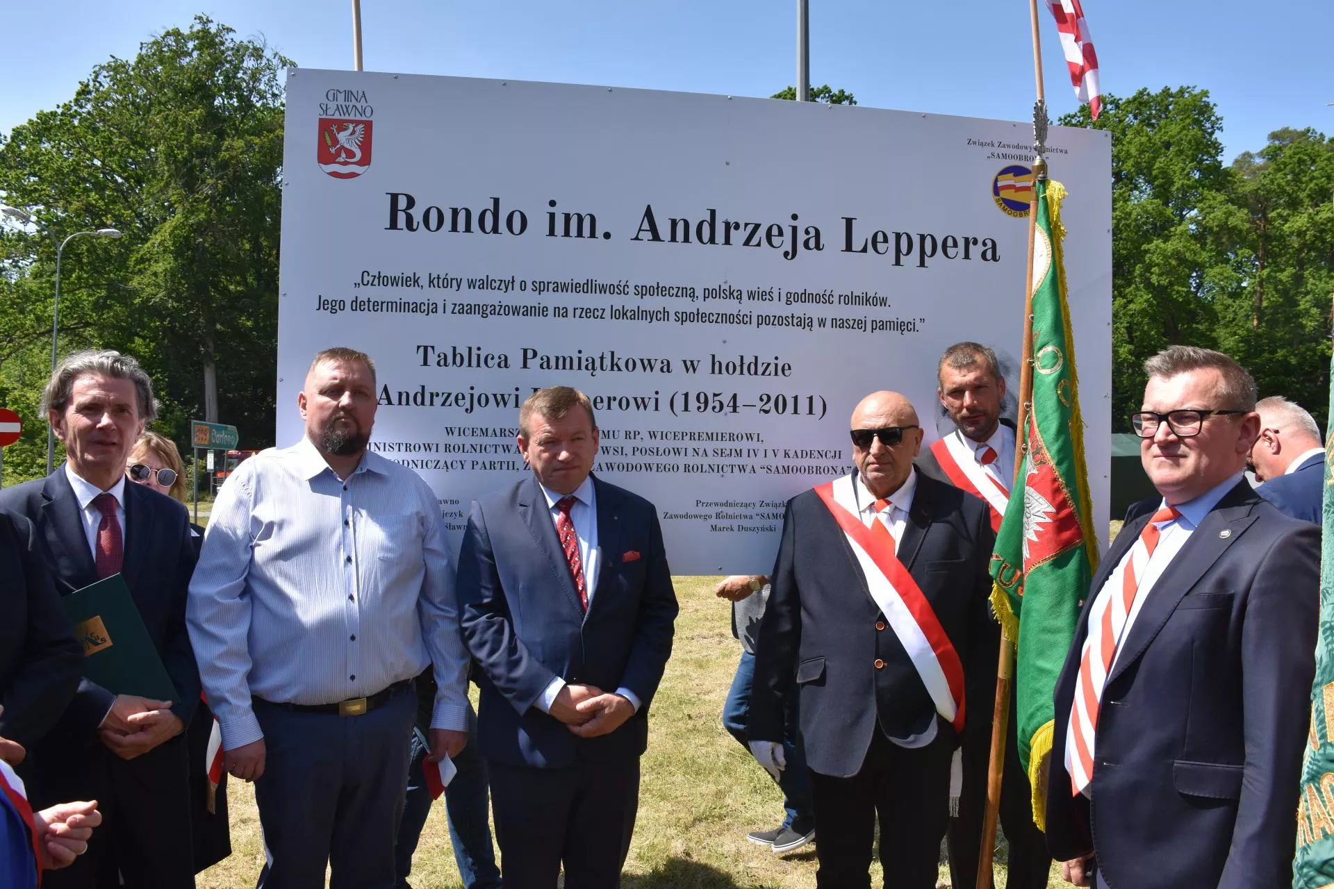 Lepper wraca na drogę. Rolnicy upamiętnili swojego lidera