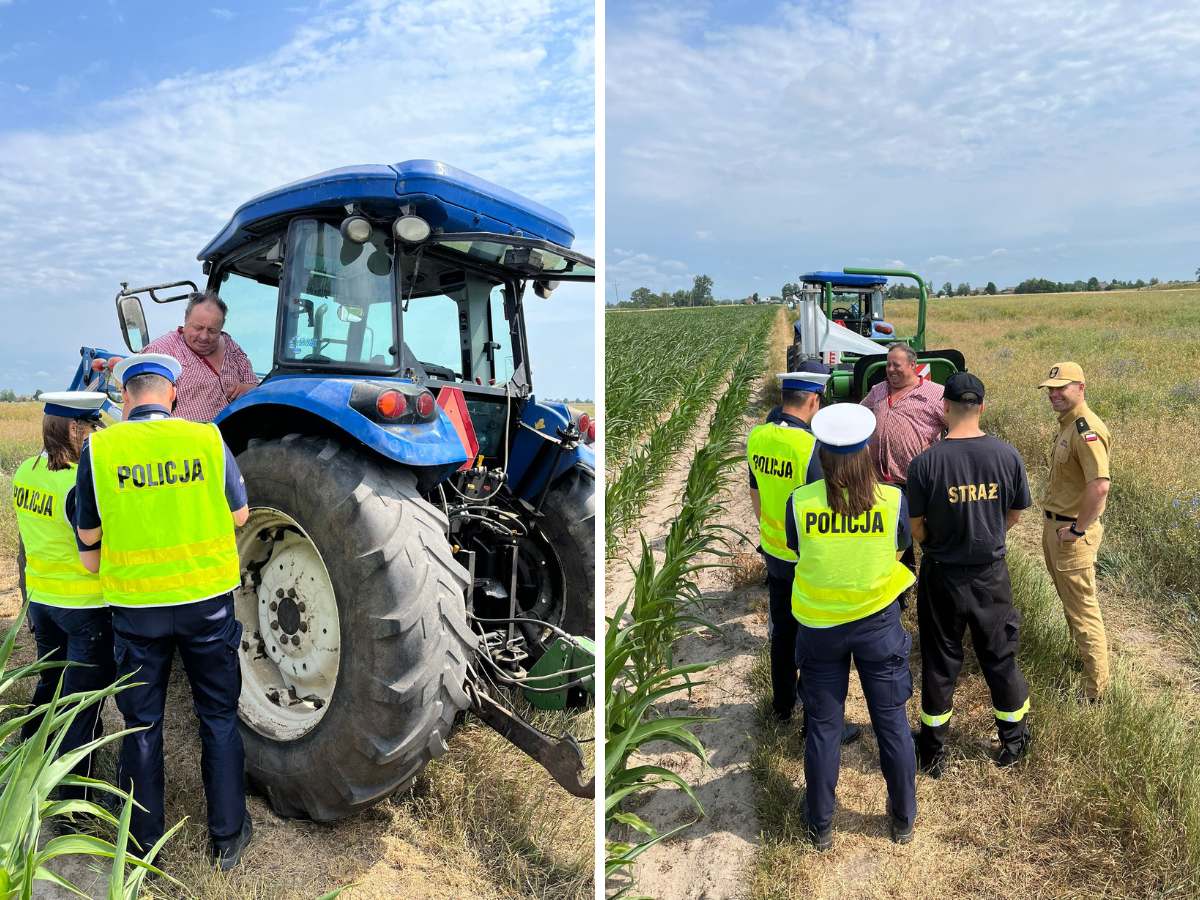 Akcja na wsiach. Policja zatrzymuje rolników. Co sprawdza?