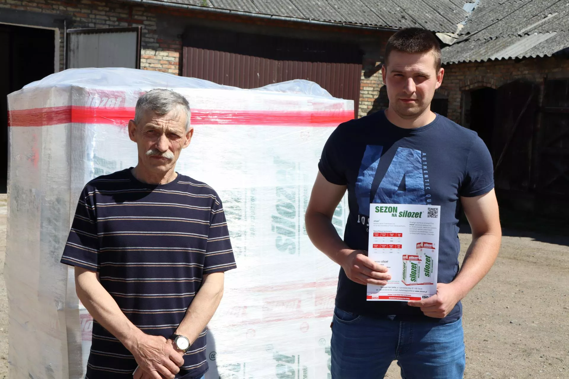 Rolnik z Podlasia wygrał folię do kiszonki za 20 tysięcy zł. Pomogły dzieci [WIDEO]