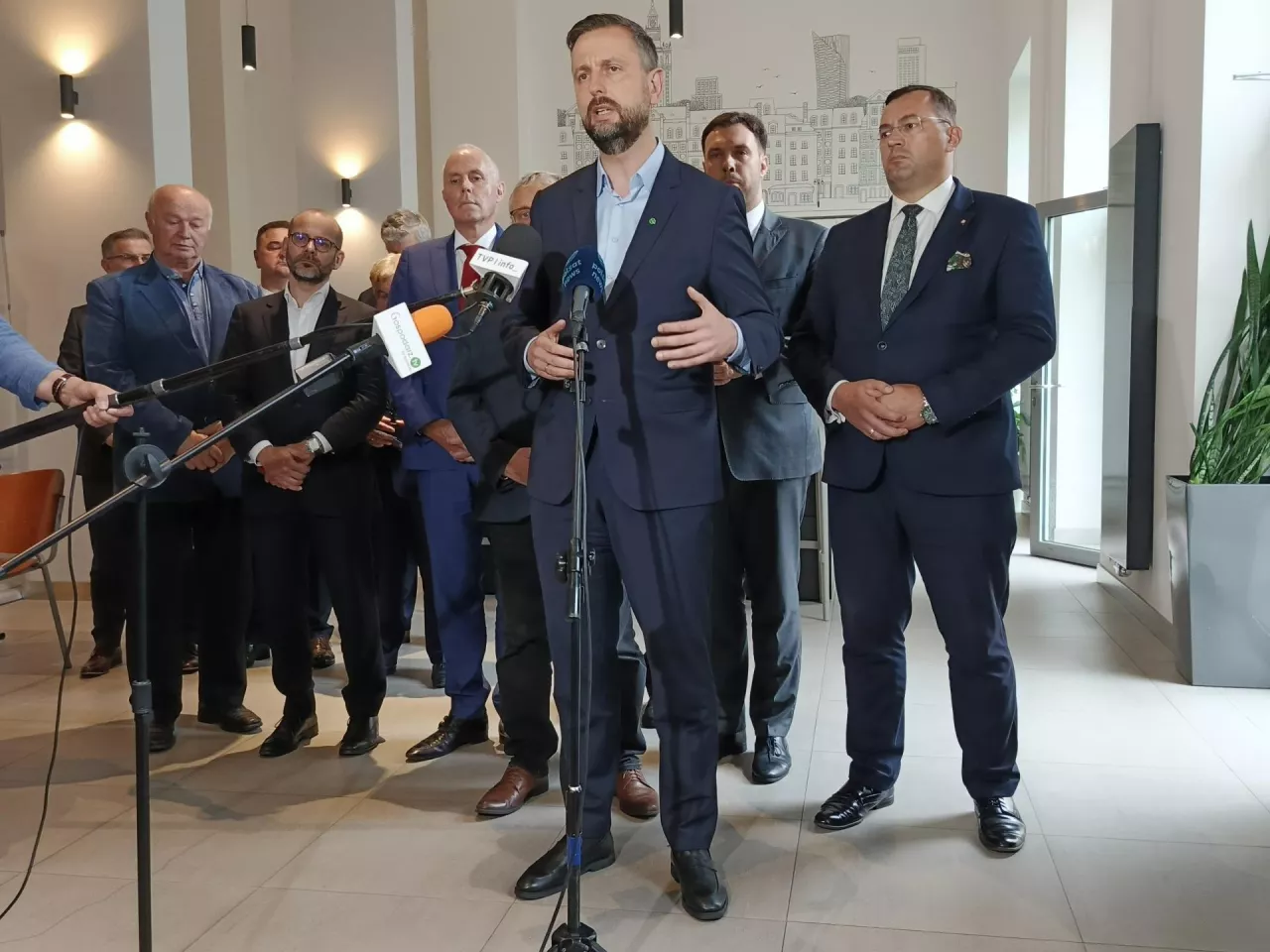 Briefing prasowy wicepremiera Władysława Kosiniaka-Kamysza, który 9 lipca odbył się w siedzibie Krajowej izby Gospodarczej 