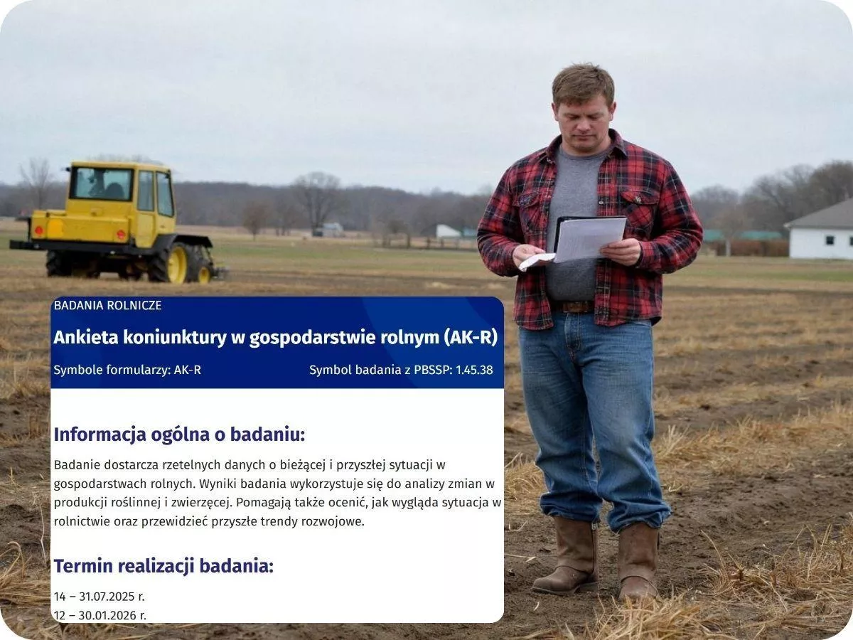 Rolniku, możesz dostać taki telefon z GUS. O co będą pytać?