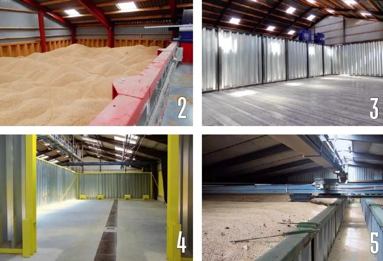 Wyposażenie magazynu na zboże
