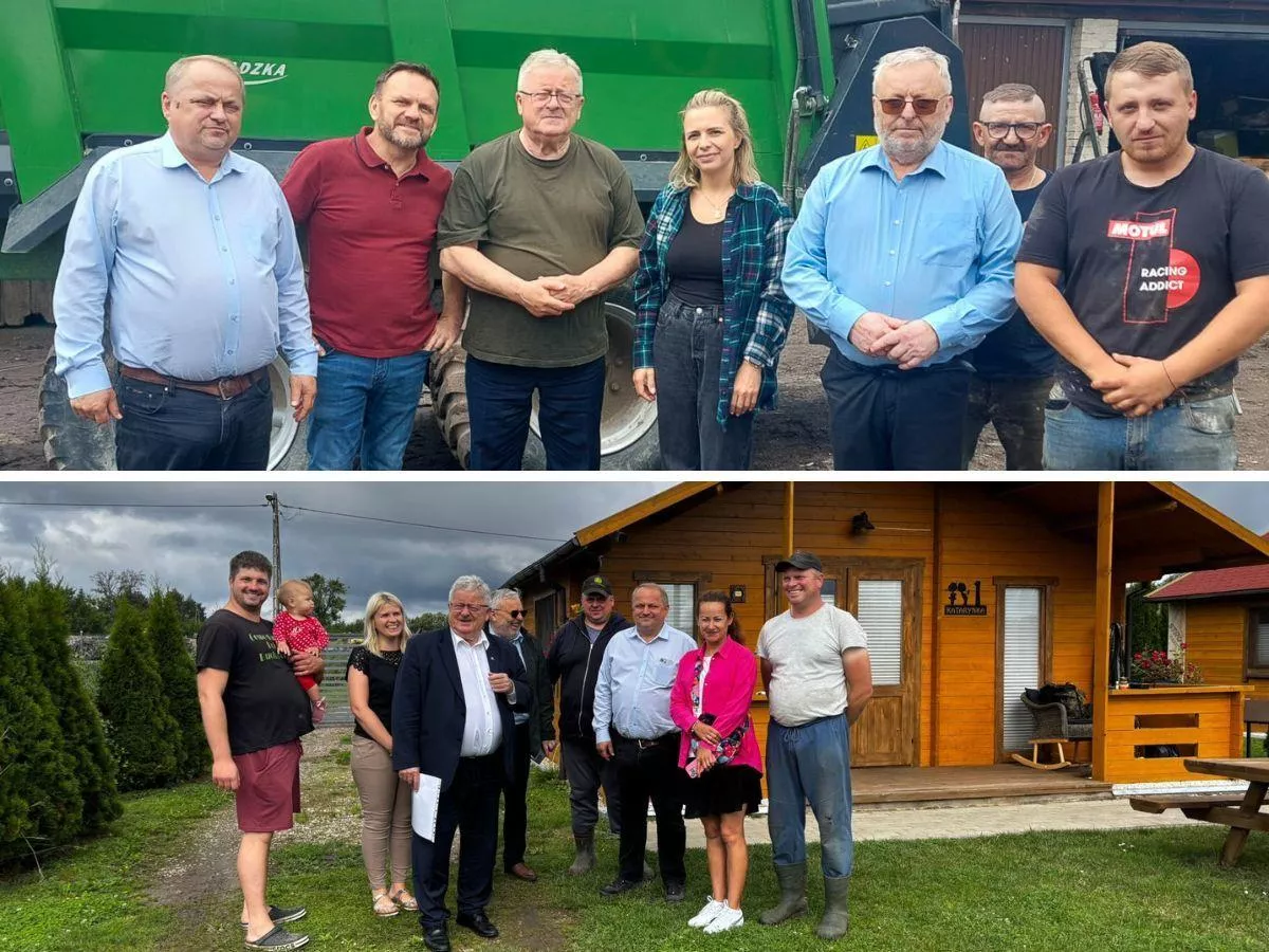 Minister niespodziewanie wpadł do rolników. "Zobaczył, iż nasza praca to nie show"[FOTO]