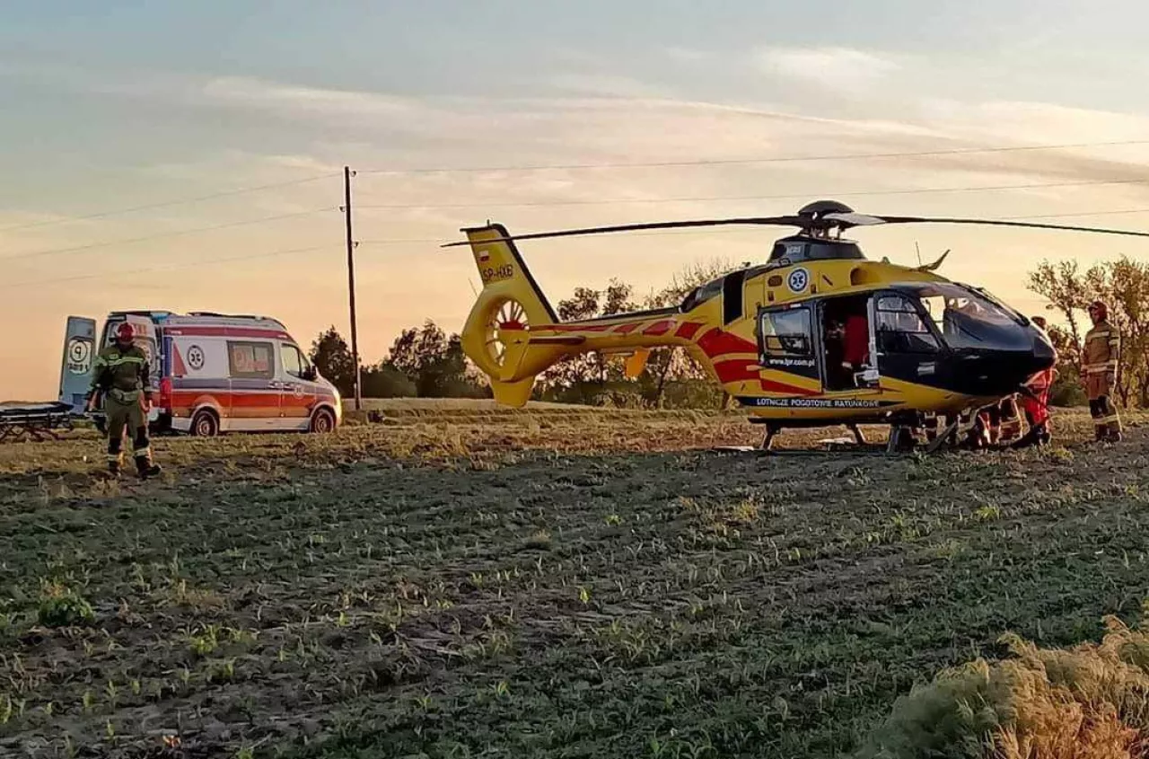 Tragedia pod Kielcami. Nie żyje 4-latka przygnieciona przez opryskiwacz
