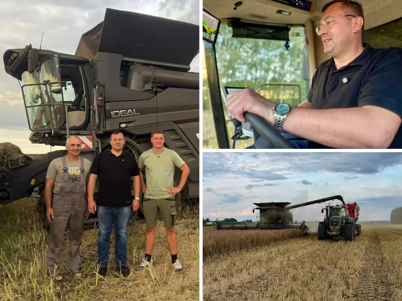 Minister Krajewski skosił rolnikowi rzepak