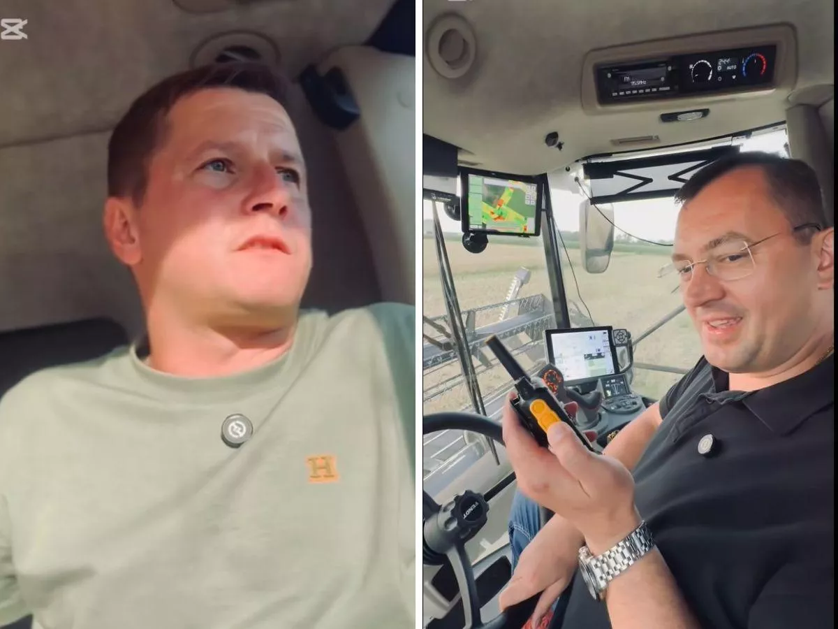 W kombajnie z ministrem. Rolnik z Podlasia powiedział wprost, co boli rolników [WIDEO]