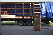 Claas Polska wysyła do Niemiec samochody ciężarowe, które przywożą odpowiednie zapasy części