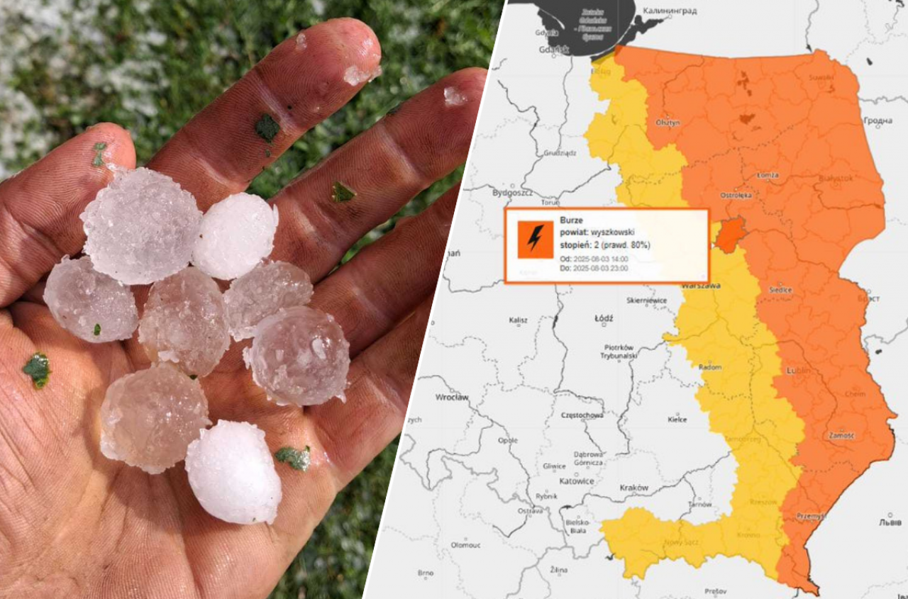 Gradobicie nad Lubelszczyzną. Rolnicy znów liczą straty po przejściu burzy