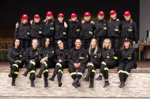 Młodzieżowa Drużyna Pożarnicza i Kobieca Drużyna Pożarnicza na Powiatowych Zawodach Sportowo-Pożarniczych w Grębowie 2024