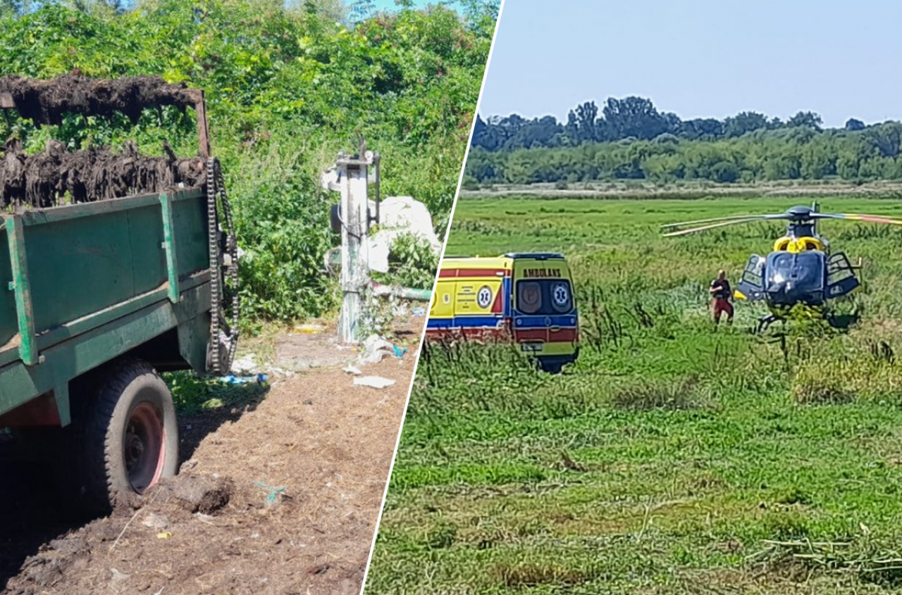 MAKABRA. 14-latek wciągnięty przez ładowacz do obornika