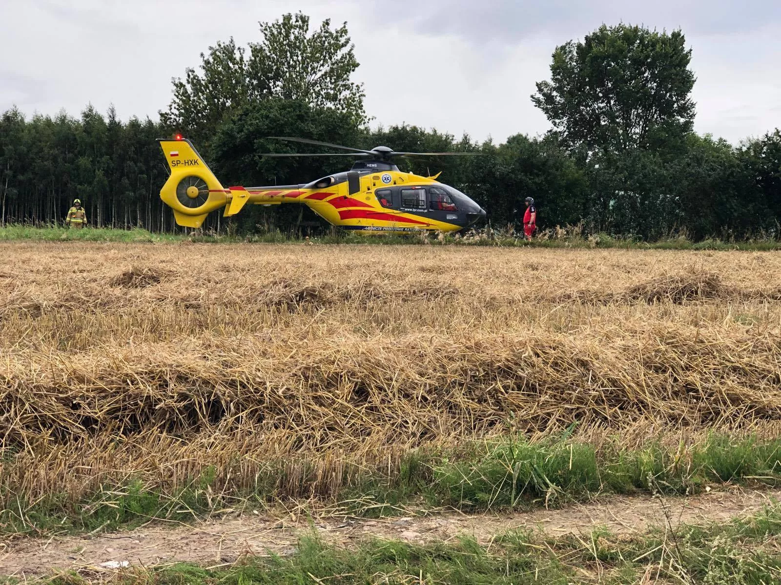 43-letni rolnik przygnieciony przez kombajn. Na miejscu lądował helikopter LPR
