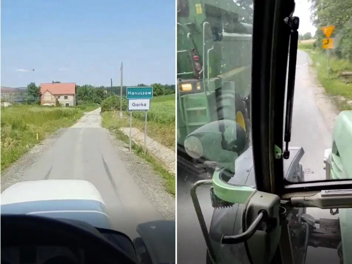 Rolnicy z Opolszczyzny chcą dostępu do drogi. "Wykluczenie z ruchu sprzętu rolniczego jest niezrozumiałe"