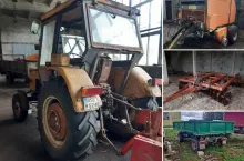 Okazja dla rolników. Ursus za 12 tys. zł, prasa za 5 tys. zł [PRZETARG]